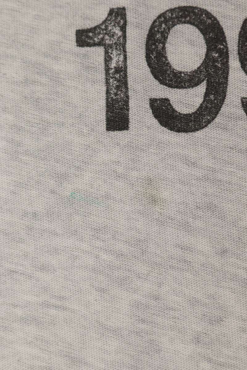 ACNE STUDIOS Logo Print Relaxed Vintage T-Shirt Gray Size XL