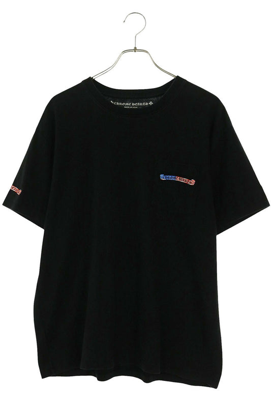 Chrome Hearts PPO US SCRL Flag Logo T-Shirt Black Size XL