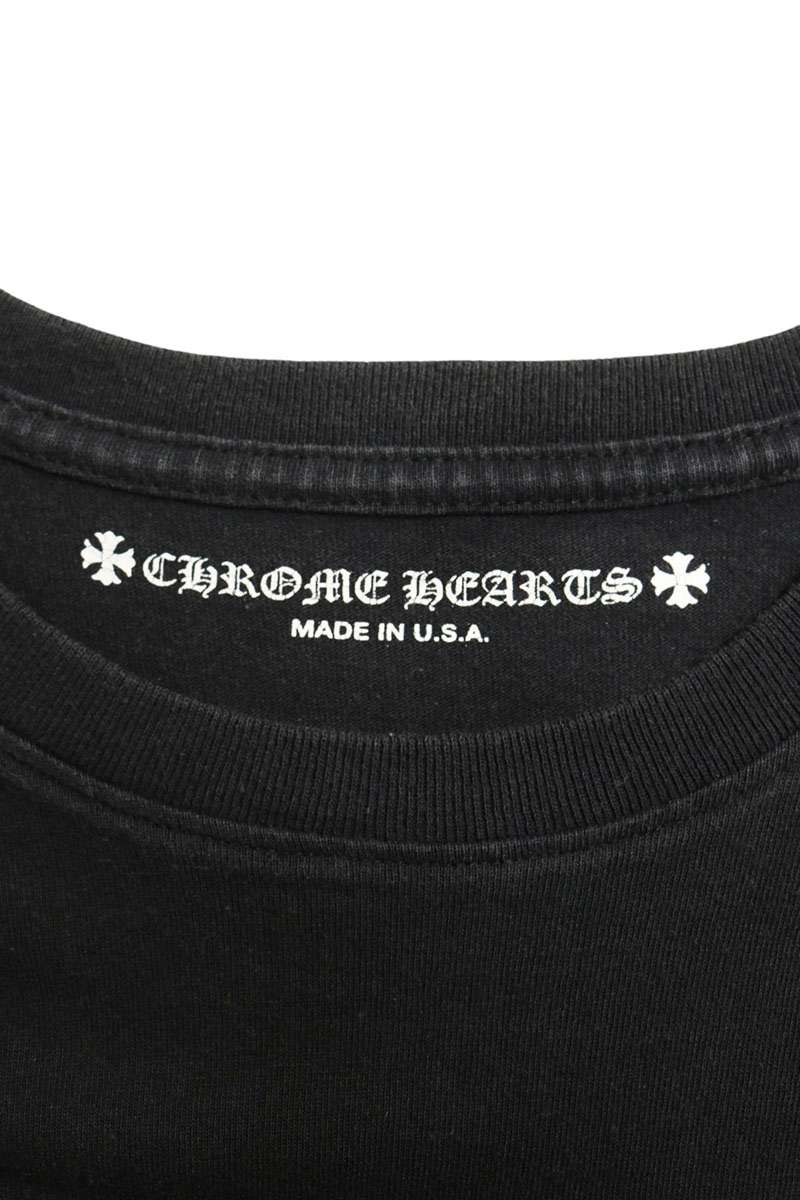Chrome Hearts PPO US SCRL Flag Logo T-Shirt Black Size XL