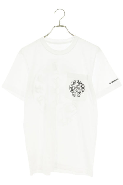 Chrome Hearts Back Horseshoe Print T-Shirt White Size S
