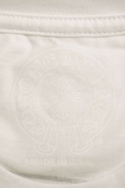 Chrome Hearts Back Horseshoe Print T-Shirt White Size S