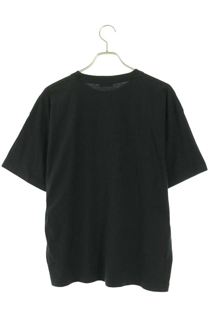 BALENCIAGA Logo Cotton T-Shirt Black Size S