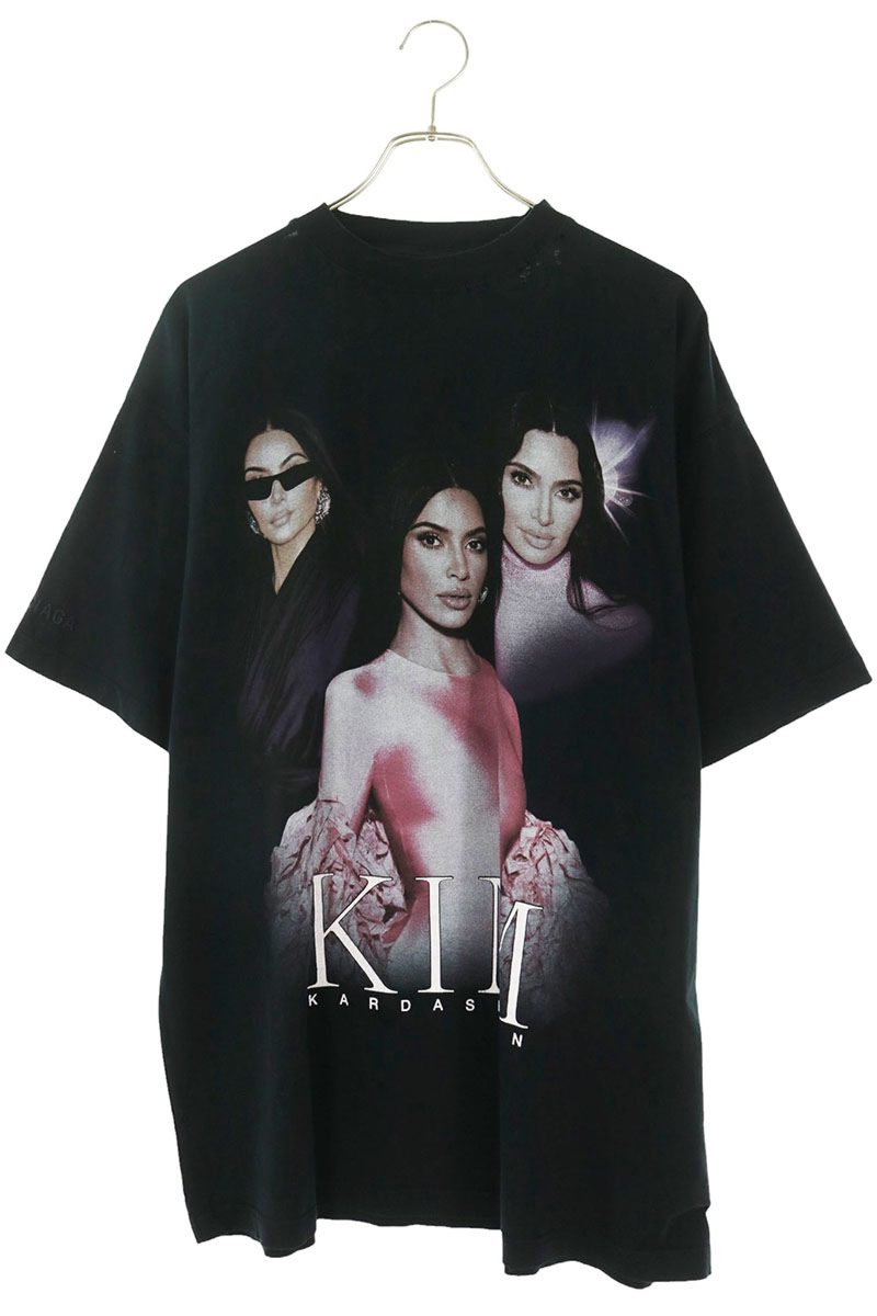 BALENCIAGA Kim Photo Print Vintage T-Shirt Size 2