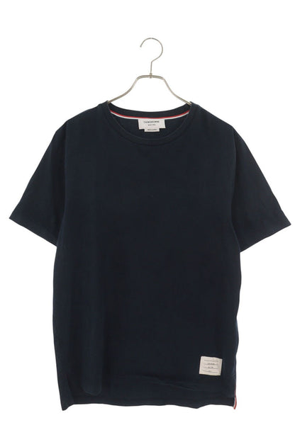 THOM BROWNE Side Slit T-Shirt Navy Size 3