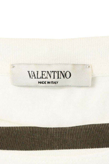 VALENTINO Logo Border Print T-Shirt Multi Size S