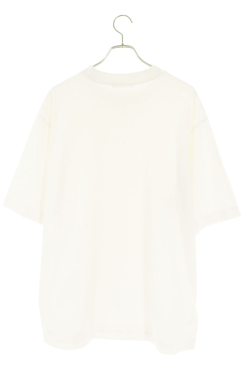 ACNE STUDIOS Logo Stamp Print T-Shirt White Size M