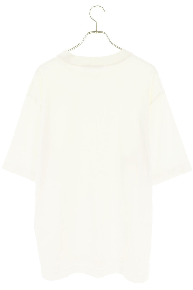ACNE STUDIOS Logo Stamp Print T-Shirt White Size M