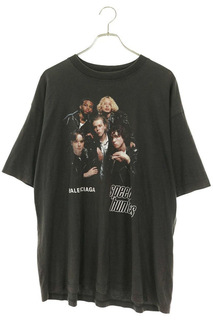BALENCIAGA Speedhunters Print T-Shirt Black Size S