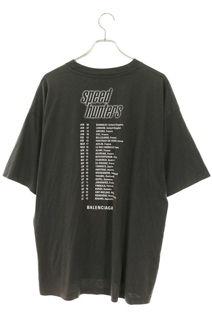 BALENCIAGA Speedhunters Print T-Shirt Black Size S