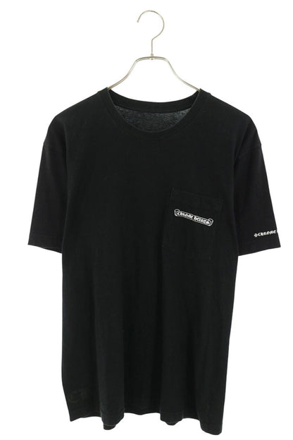 Chrome Hearts Black Scroll Label Back Print T-Shirt Size L