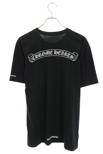 Chrome Hearts Black Scroll Label Back Print T-Shirt Size L