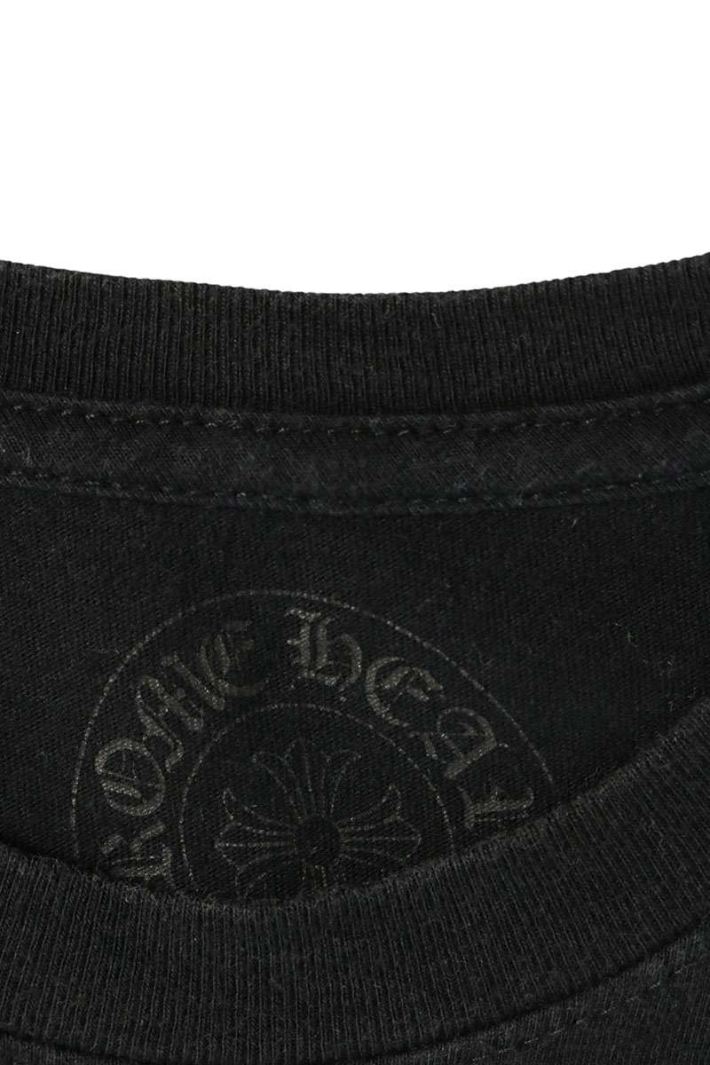 Chrome Hearts Black Scroll Label Back Print T-Shirt Size L