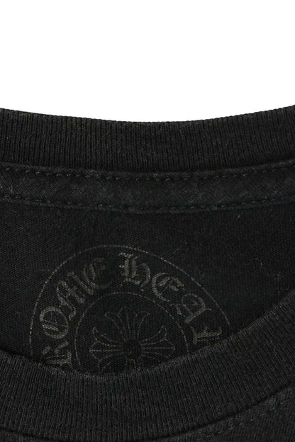 Chrome Hearts Black Scroll Label Back Print T-Shirt Size L