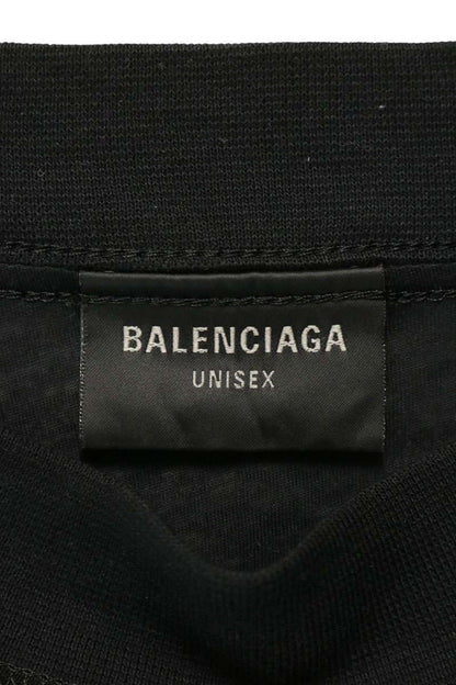 BALENCIAGA Black Inside-Out Logo T-Shirt Size 1