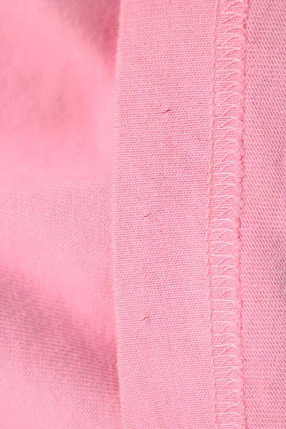 BALENCIAGA Pink BEBE Rhinestone Oversized T-Shirt Size 2