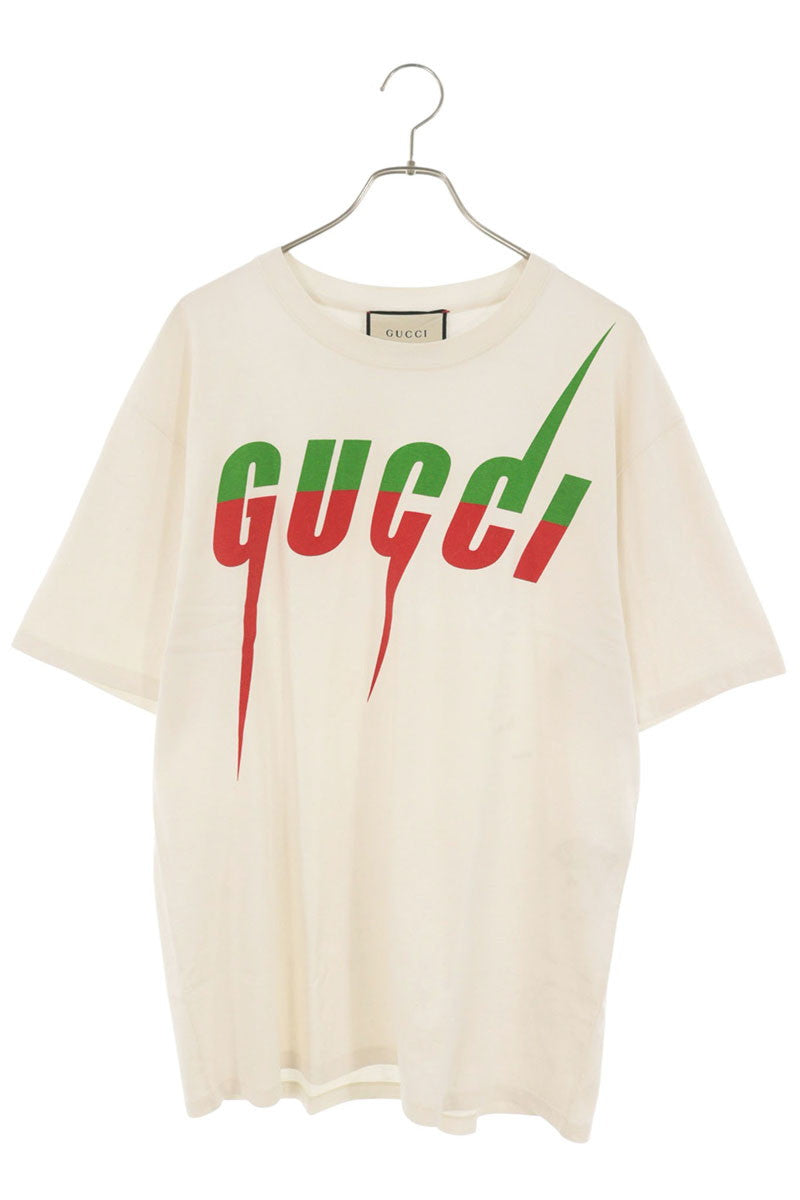 GUCCI GG Blade Crewneck T-Shirt White Size L