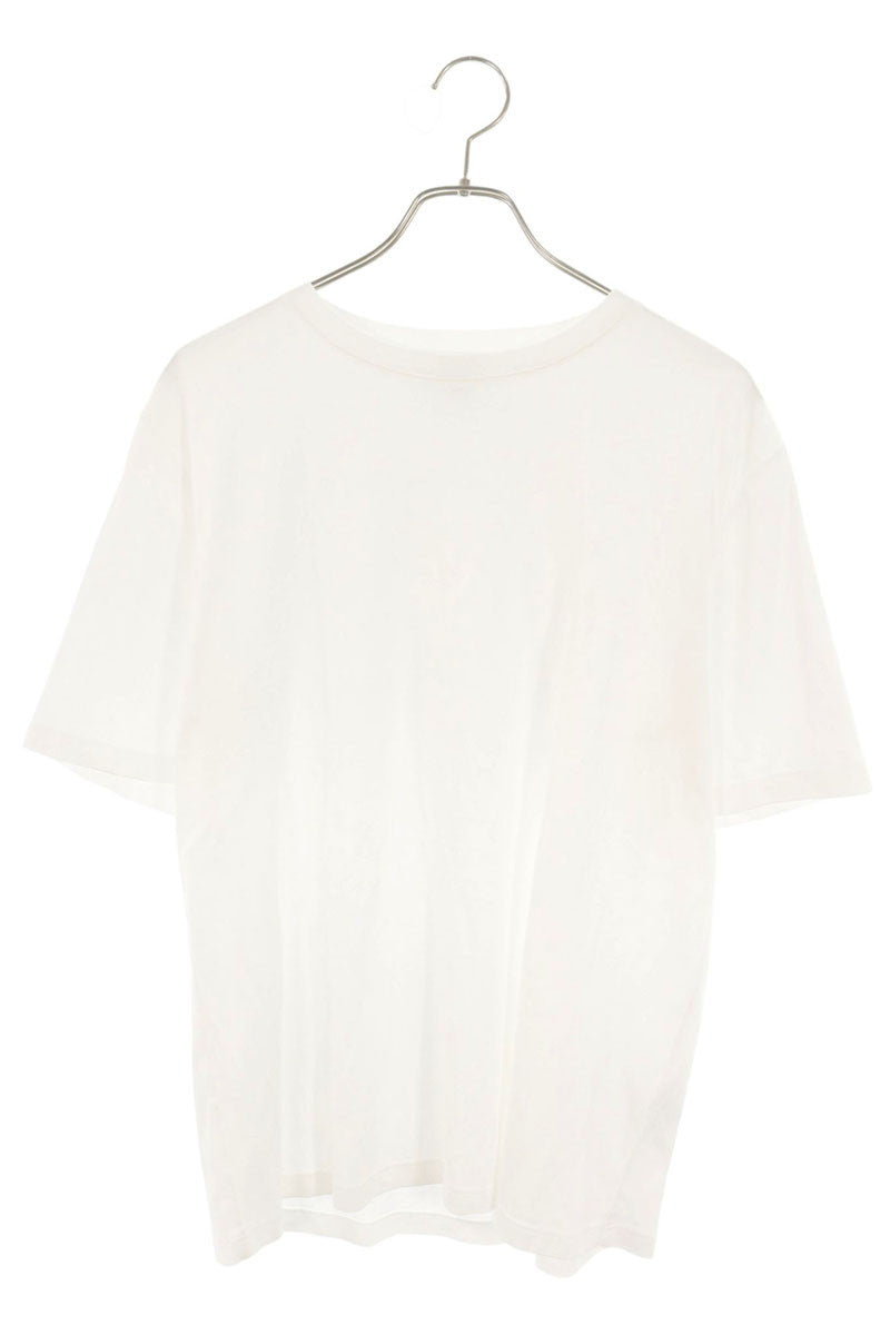 Berluti White Calligraphy Embroidered T-Shirt Size M