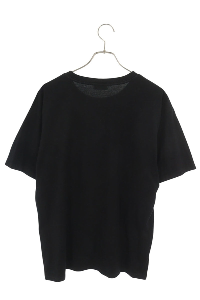 CELINE Black Front Logo T-Shirt Size S