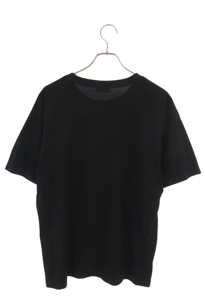 CELINE Black Front Logo T-Shirt Size S