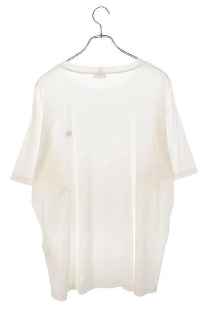 CELINE Triomphe Embroidery T-Shirt White Size L