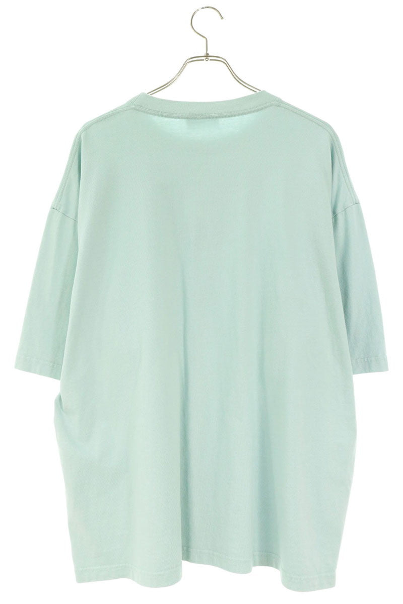 BALENCIAGA BB Logo Embroidered T-Shirt Green Size XXL