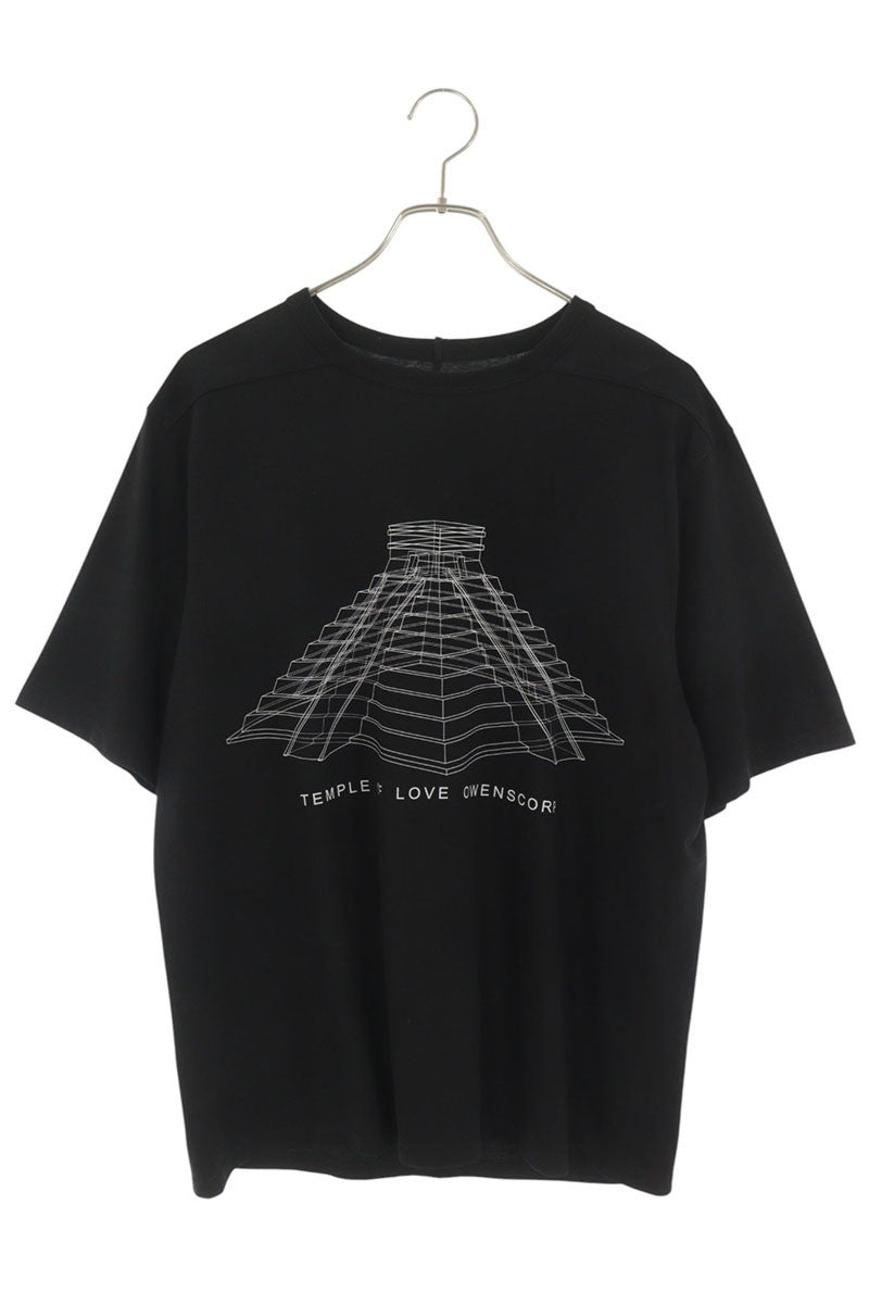 Rick Owens 26SS BRADT Graphic Print T-Shirt Black Size S