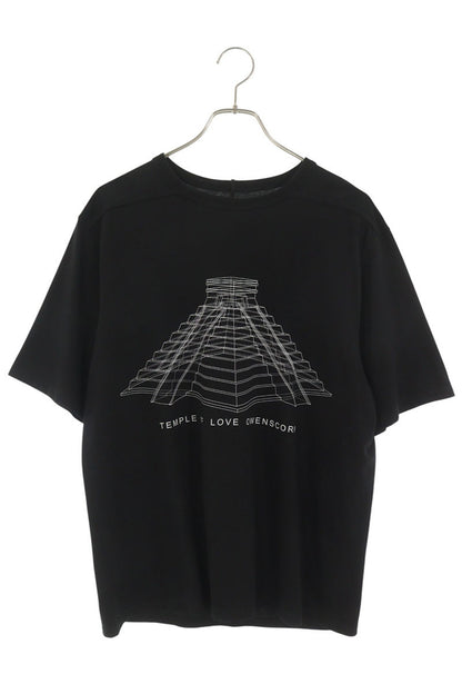 Rick Owens 26SS BRADT Graphic Print T-Shirt Black Size S