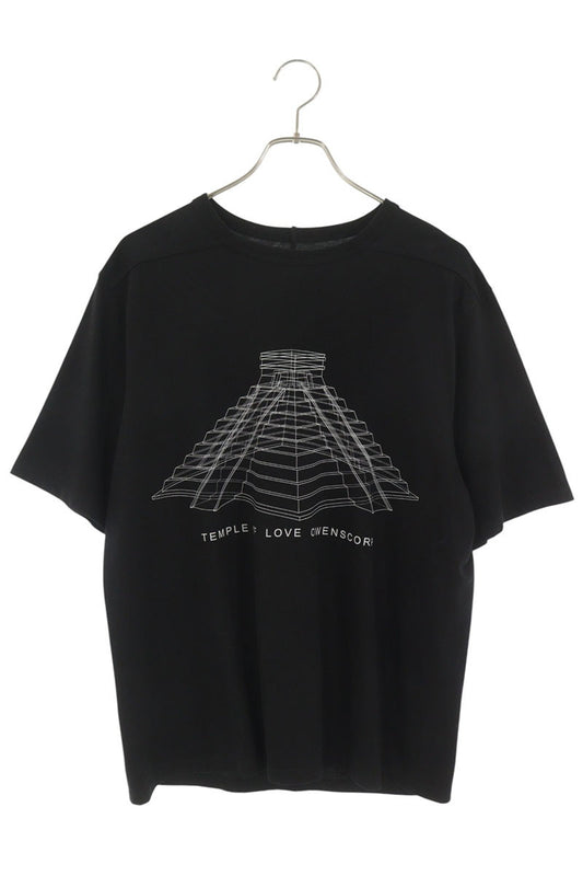 Rick Owens 26SS BRADT Graphic Print T-Shirt Black Size S
