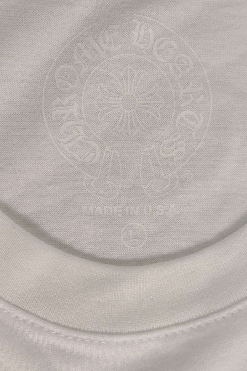 Chrome Hearts CH T-SHRT Front FOTI T-Shirt White Size L