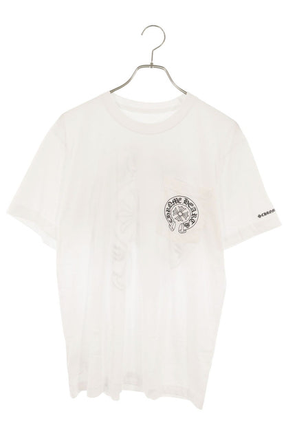 Chrome Hearts Back Horseshoe Print T-Shirt White Size XL