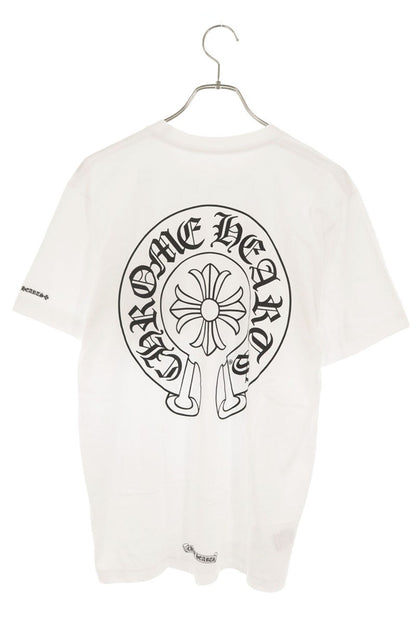 Chrome Hearts Back Horseshoe Print T-Shirt White Size XL