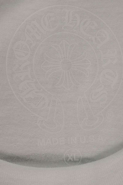 Chrome Hearts Back Horseshoe Print T-Shirt White Size XL