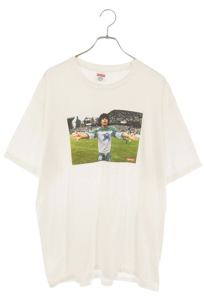 SUPREME 24SS Maradona Tee Photo Print T-Shirt White Size XL
