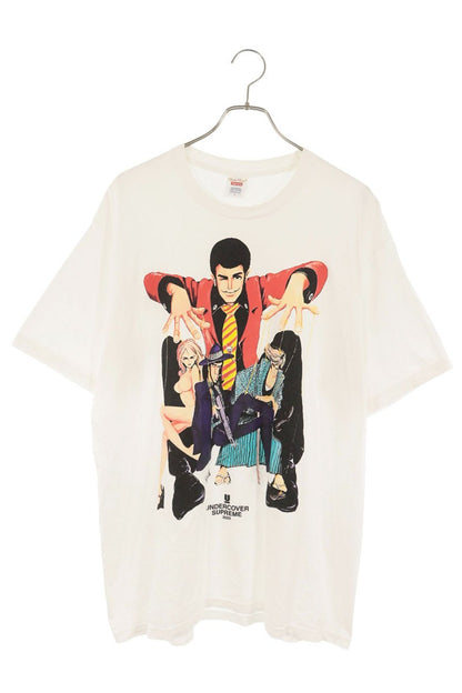 SUPREME 23SS Lupin Tee Anime Print T-Shirt White Size L