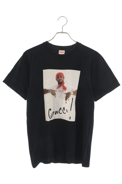 SUPREME 16AW Gucci Mane Tee Photo Print T-Shirt Black Size S