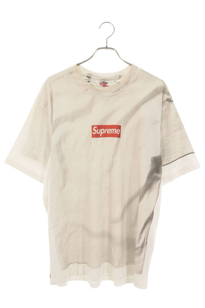 MM6 24SS Supreme Box Logo Print T-Shirt White Size L