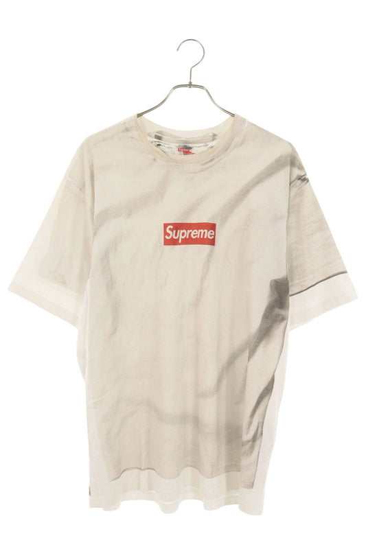 MM6 24SS Supreme Box Logo Print T-Shirt White Size L