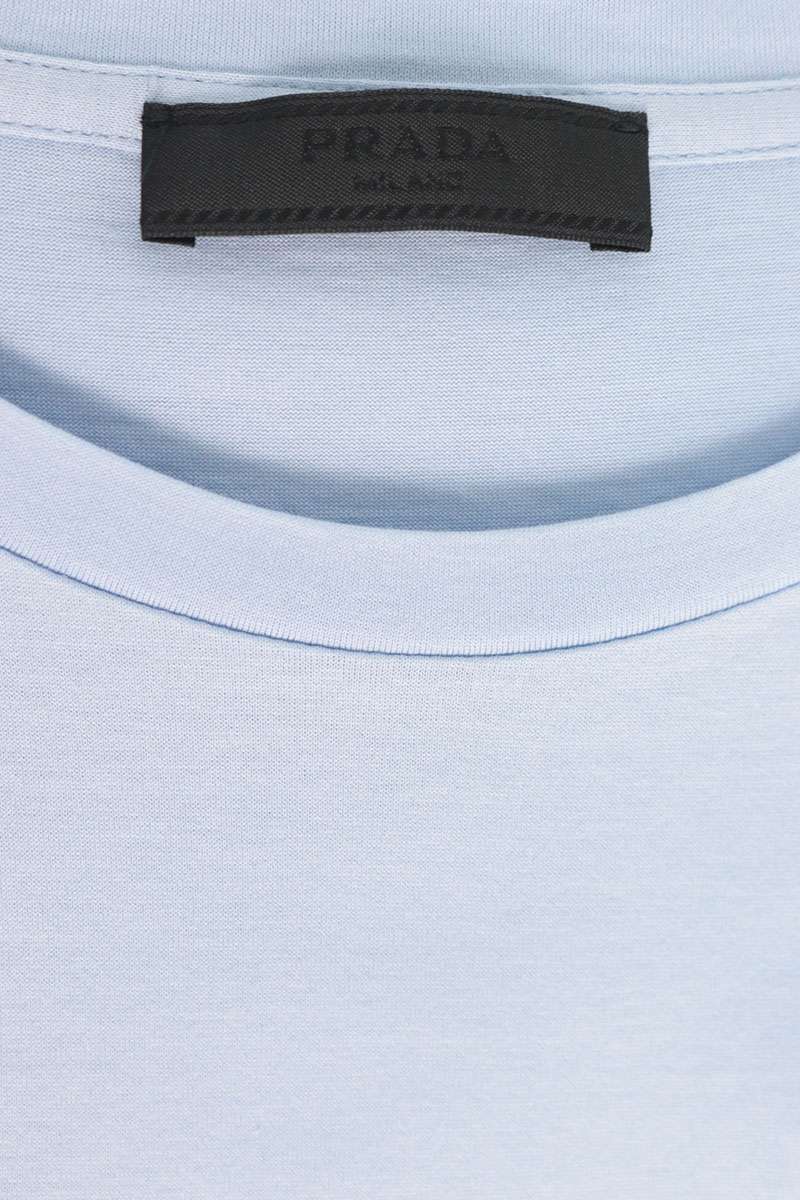 PRADA Embroidered Logo T-Shirt Size L