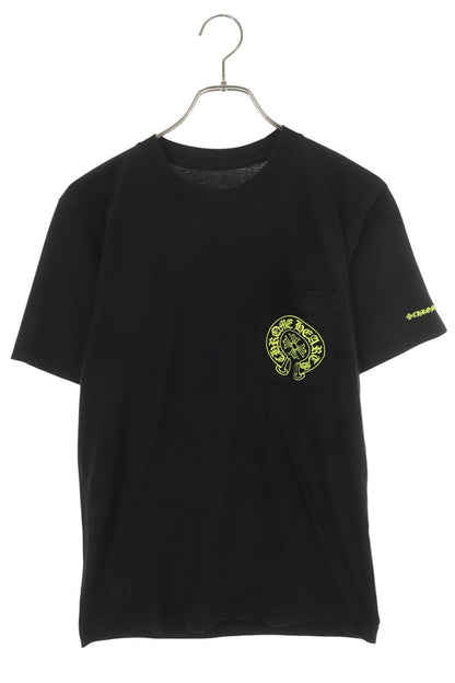 Chrome Hearts Black Yellow Horseshoe Print T-Shirt Size S
