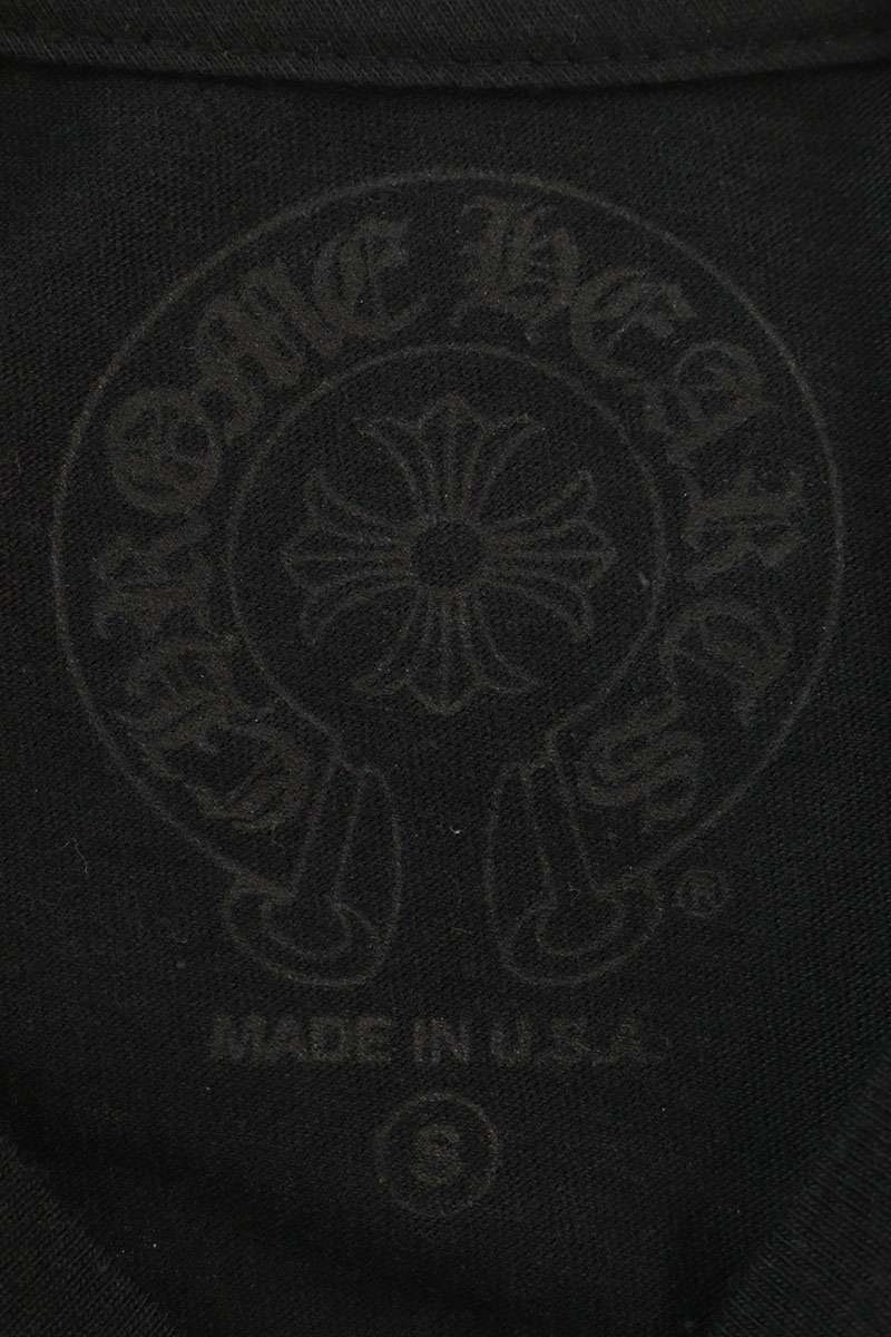 Chrome Hearts Black Yellow Horseshoe Print T-Shirt Size S
