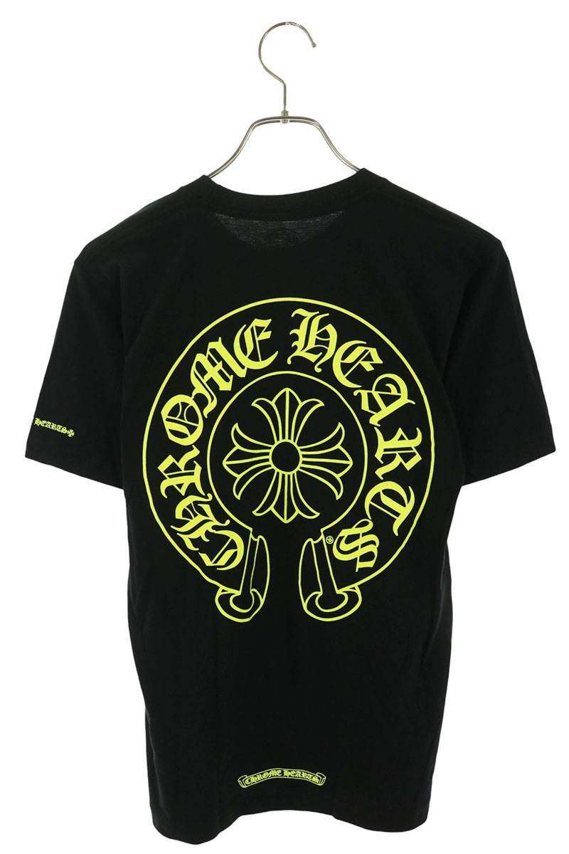 Chrome Hearts Black Yellow Horseshoe Print Multi Size S