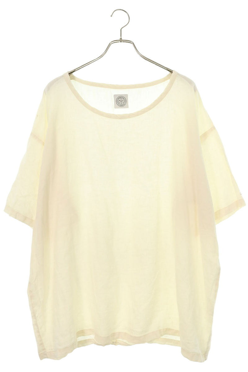 Porter Classic Linen Crewneck T-Shirt Off-White Size 3