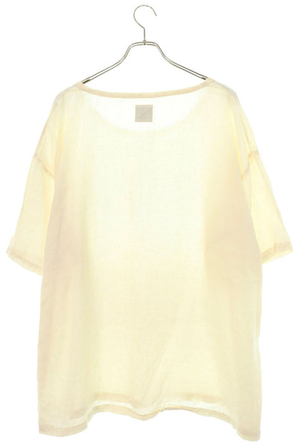 Porter Classic Linen Crewneck T-Shirt Off-White Size 3