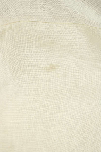 Porter Classic Linen Crewneck T-Shirt Off-White Size 3