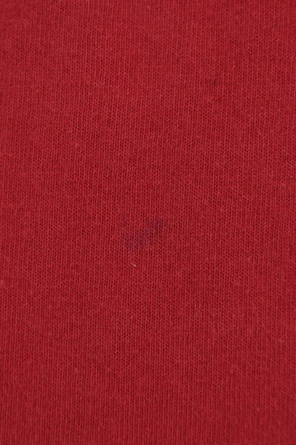 VETEMENTS Front Logo Bicolor T-Shirt Black/Red Size M