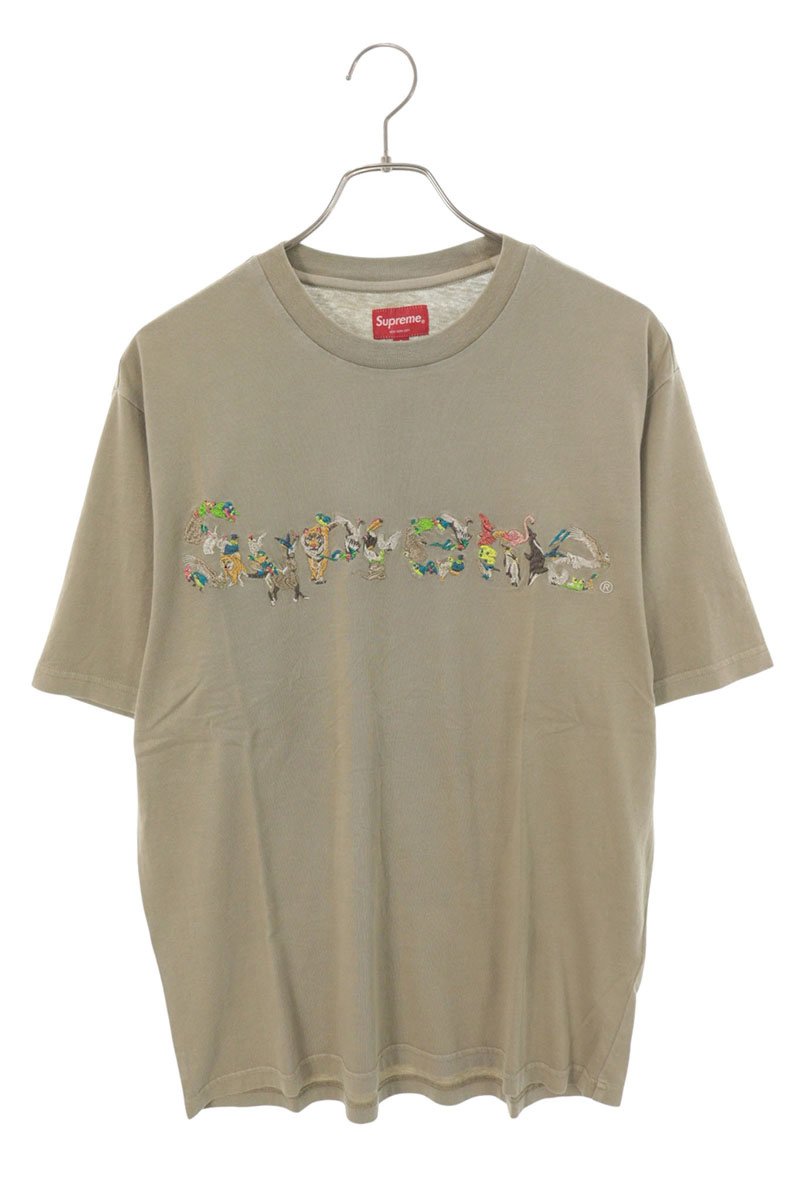 SUPREME 23SS Animal Kingdom T-Shirt Green Size S