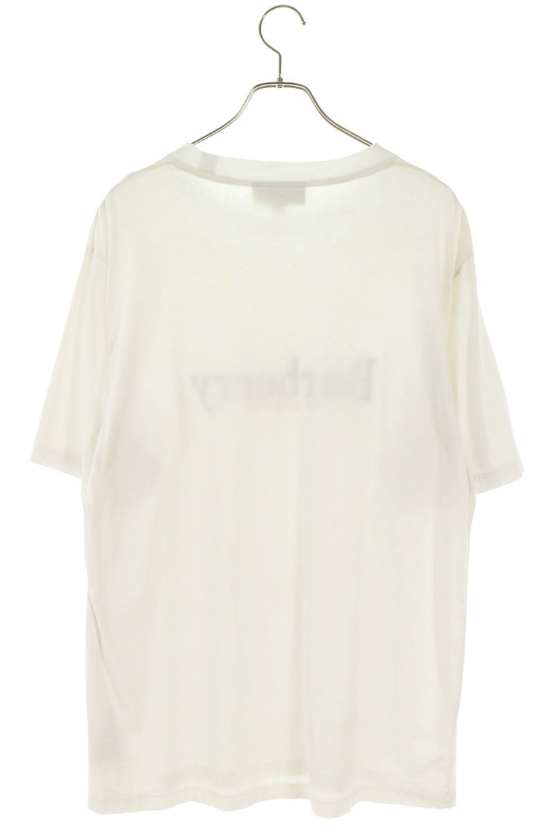 Burberry Embroidered Logo T-Shirt White Size M