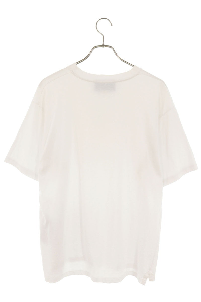 GUCCI Interlocking Logo Embroidered T-Shirt White Size S