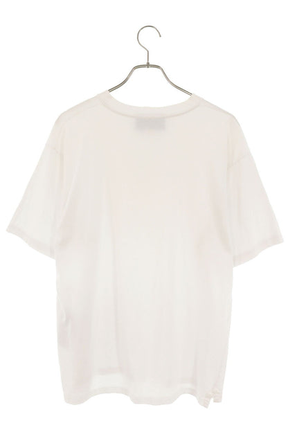 GUCCI Interlocking Logo Embroidered T-Shirt White Size S