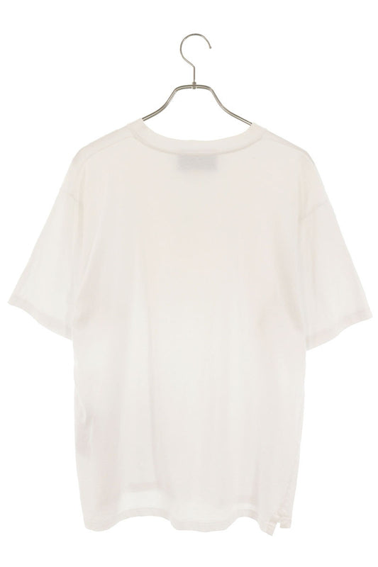 GUCCI Interlocking Logo Embroidered T-Shirt White Size S